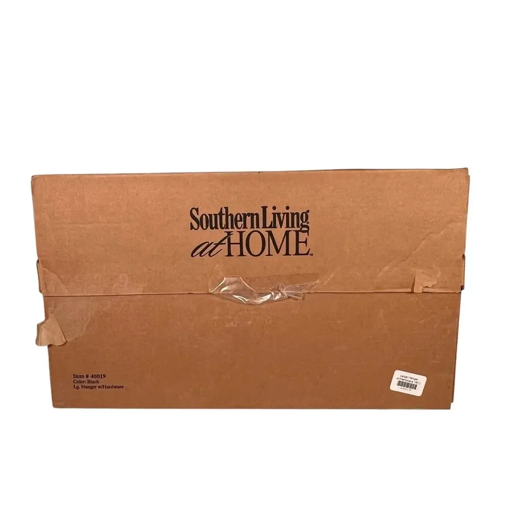 Southern Living At Home Red Mountain Cast Iron Large Hanger Hook w/ Hardware NEW